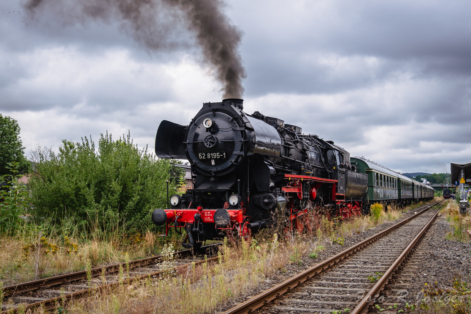 Ankunft am Deutschen Dampflokomotiv Museum Neuenmarkt-Wirsberg