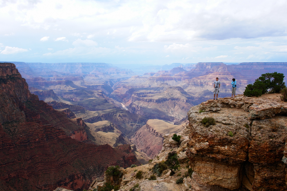 Ankunft am Grand Canyon