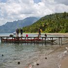 Ankunft am Mainland Insel Seram