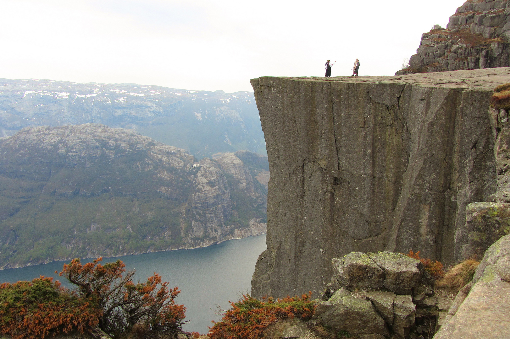 Ankunft am Preikestolen