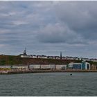 Ankunft an die Hochseeinsel Helgoland