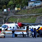 Ankunft auf dem Tenzing-Hillary Airport von Lukla