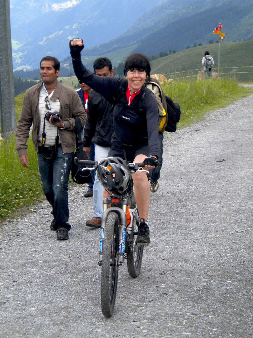 Ankunft auf der kleinen Scheidegg