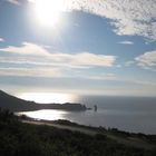 Ankunft auf Giglio - Bucht von Campese mit Blick auf den Faraglione