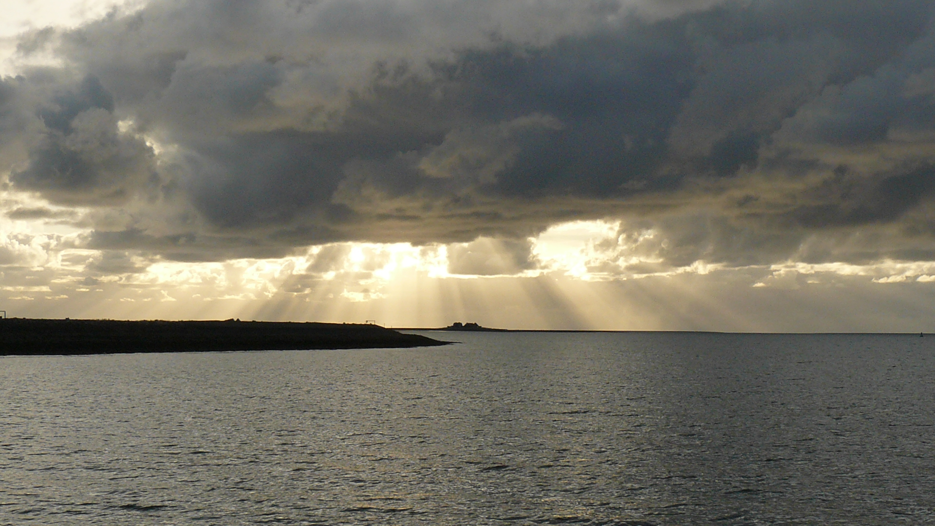 Ankunft auf Hallig Hooge