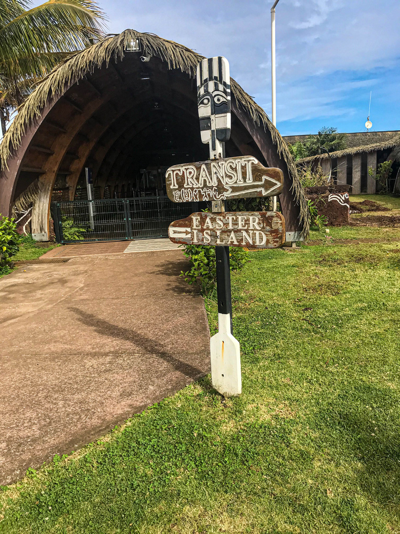 Ankunft auf Rapa Nui - Aeropuerto Mataveri Isla de Pascua 