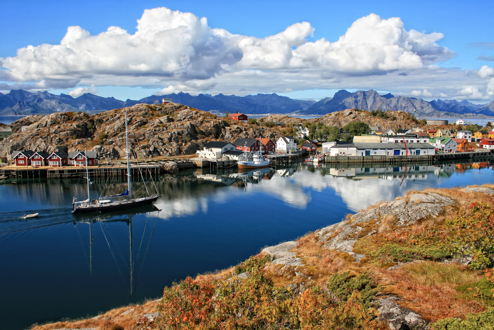 Ankunft auf Skrova/Lofoten