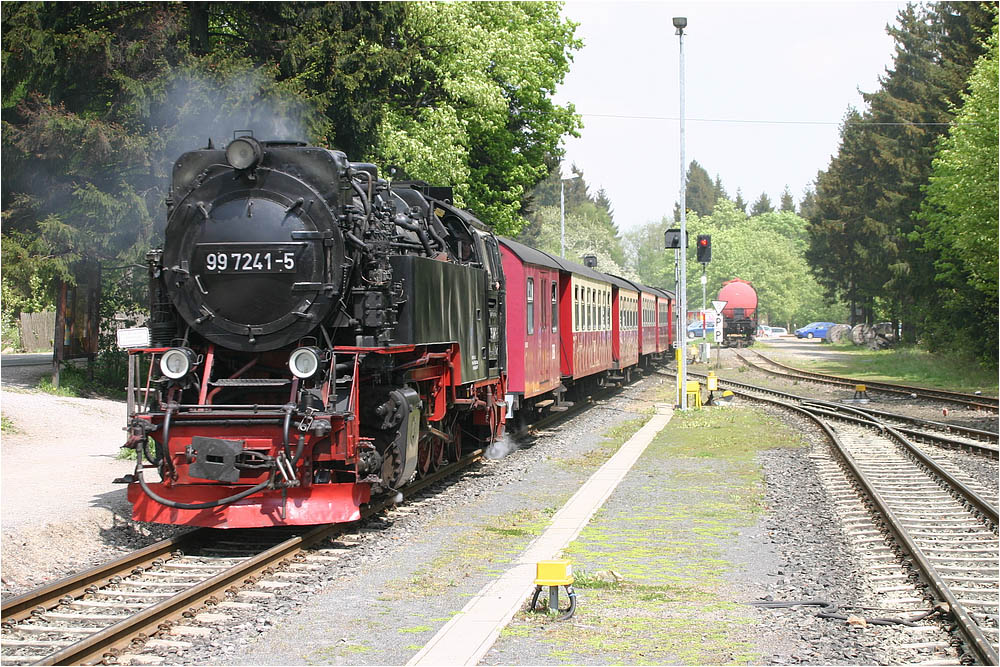 Ankunft aus Richtung Wernigerode