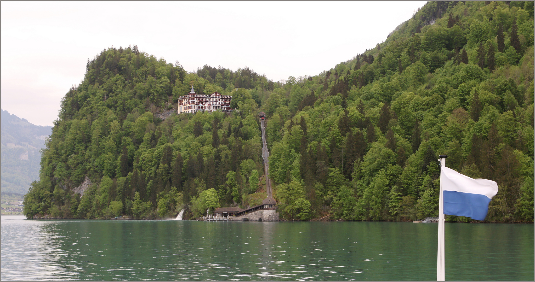 Ankunft bei der Giessbach Landestelle