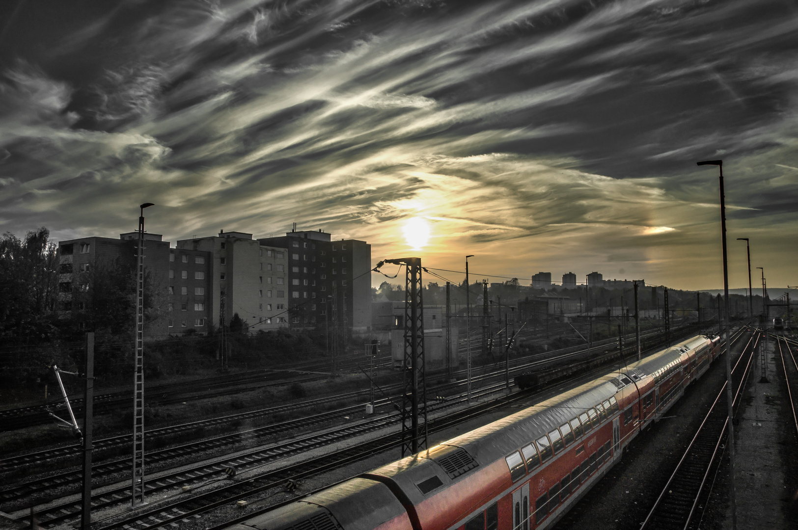 Ankunft bei Sonnenuntergang II