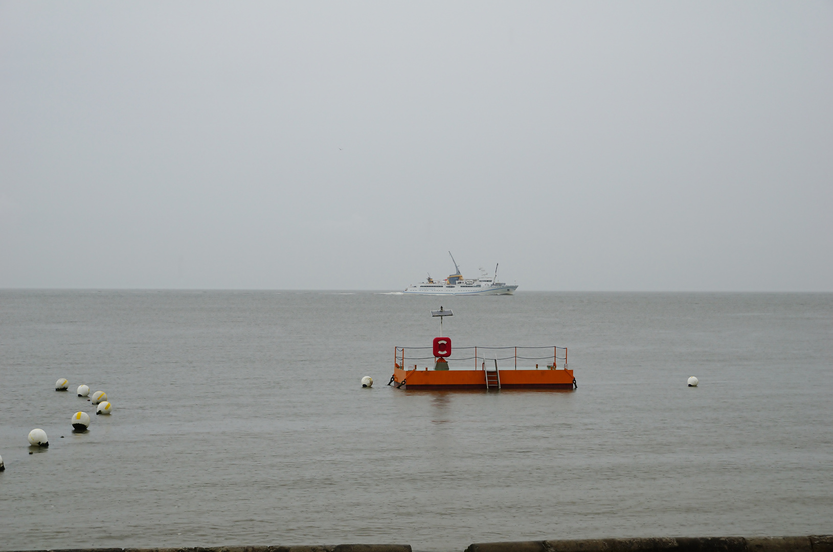 Ankunft Cuxhaven im Dauerregen