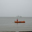 Ankunft Cuxhaven im Dauerregen