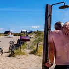 Ankunft der Braut bei einer Hochzeit in Katwijk