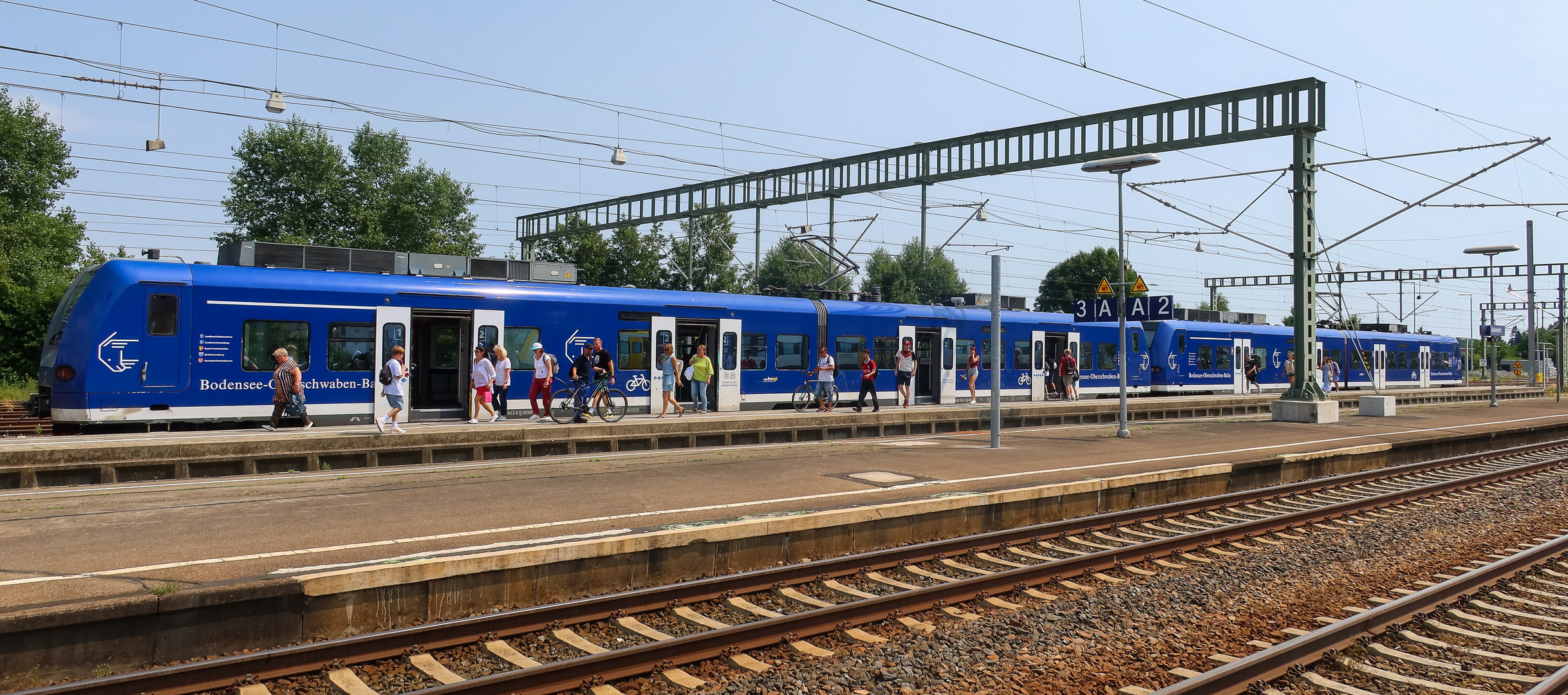 Ankunft der "Geißbockbahn"