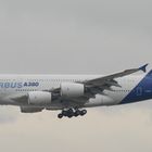 Ankunft des Airbus 380