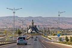 Ankunft in Ashgabat