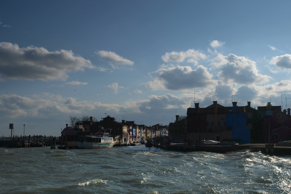 Ankunft in Burano