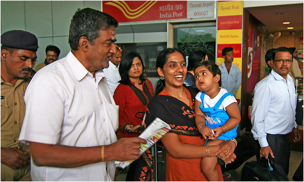 Ankunft in Chennai (Madras)