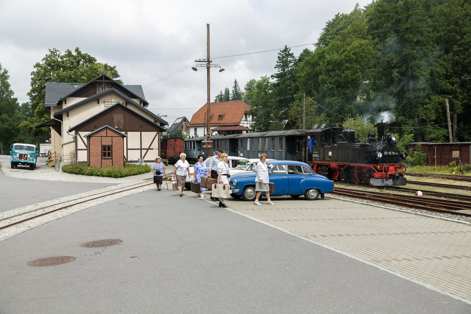 Ankunft in der Sommerfrische