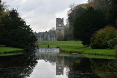 Ankunft in Fountains Abbey