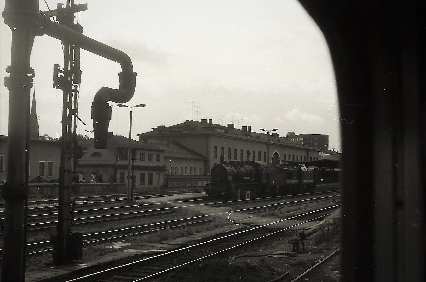 Ankunft in Gera Hauptbahnhof .