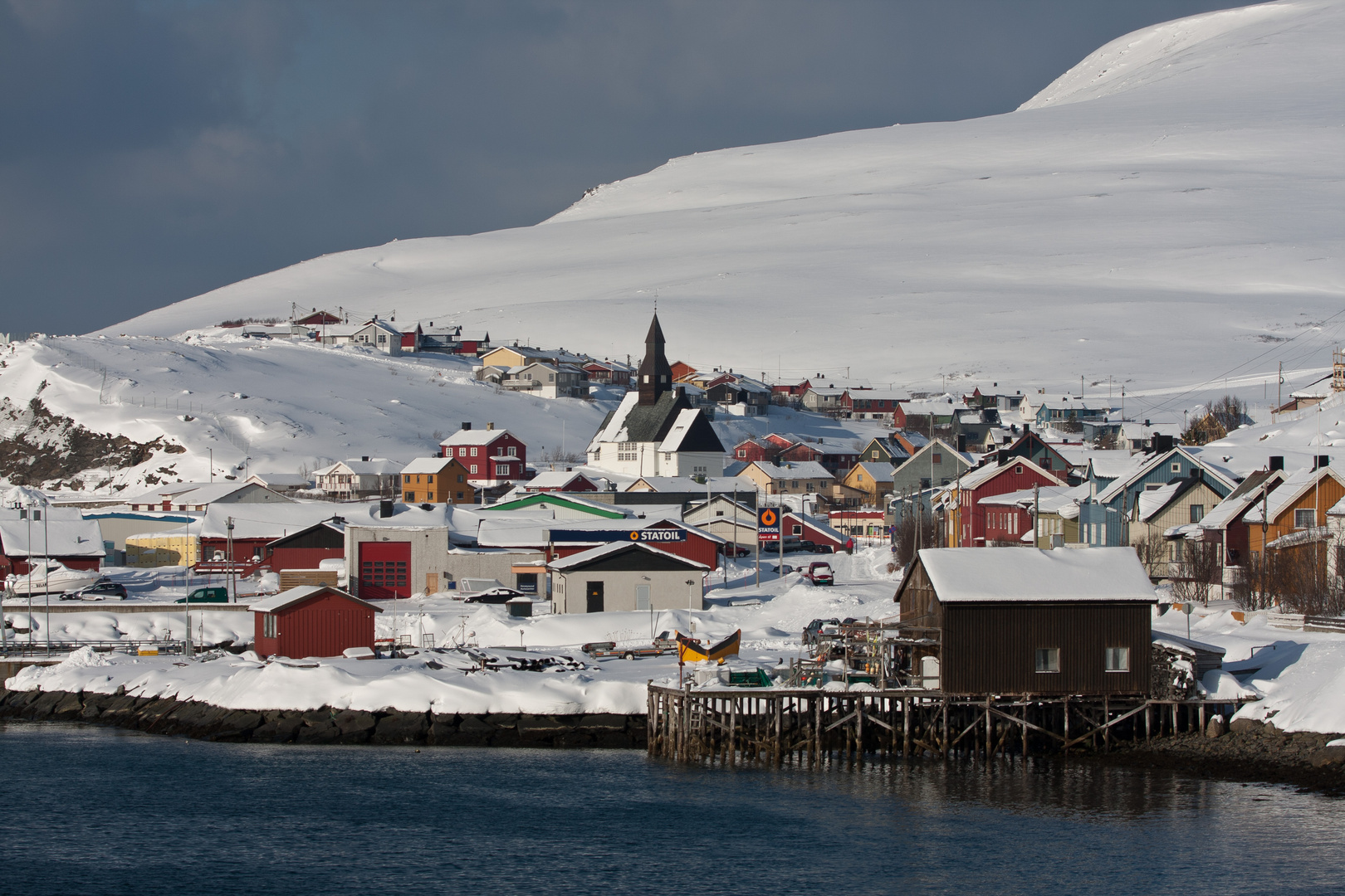 Ankunft in Havøysund