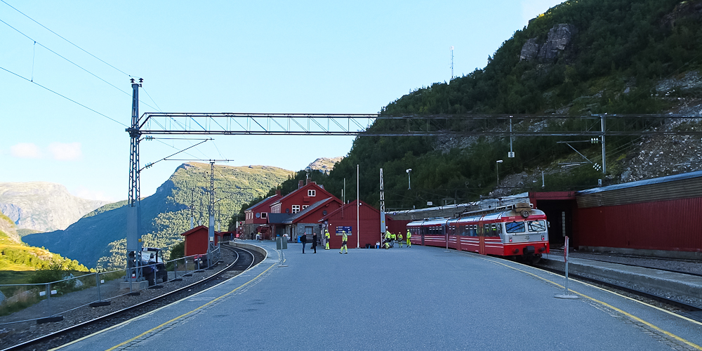 Ankunft in Myrdal