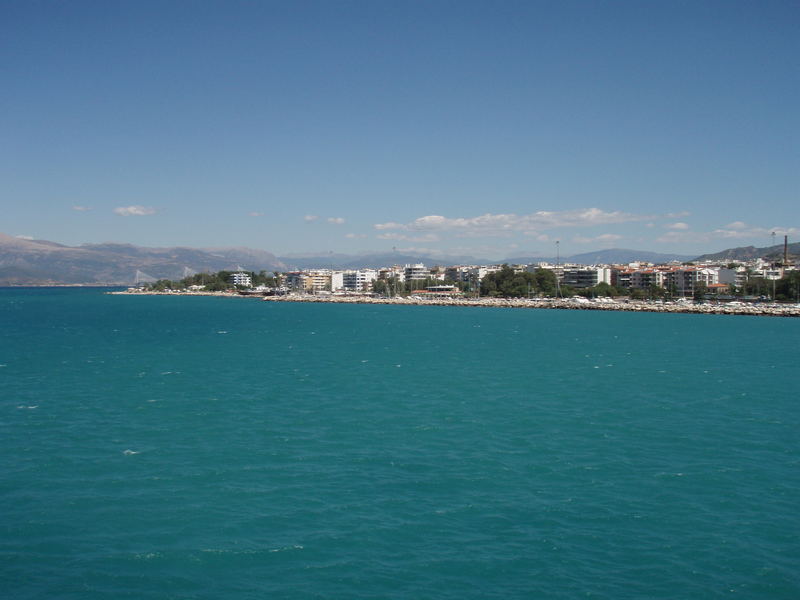 Ankunft in Patras