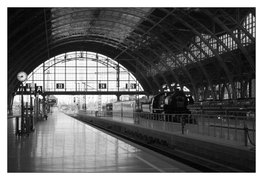 Ankunft Leipzig Hauptbahnhof