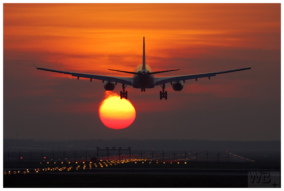 Ankunft morgens am FRAport...