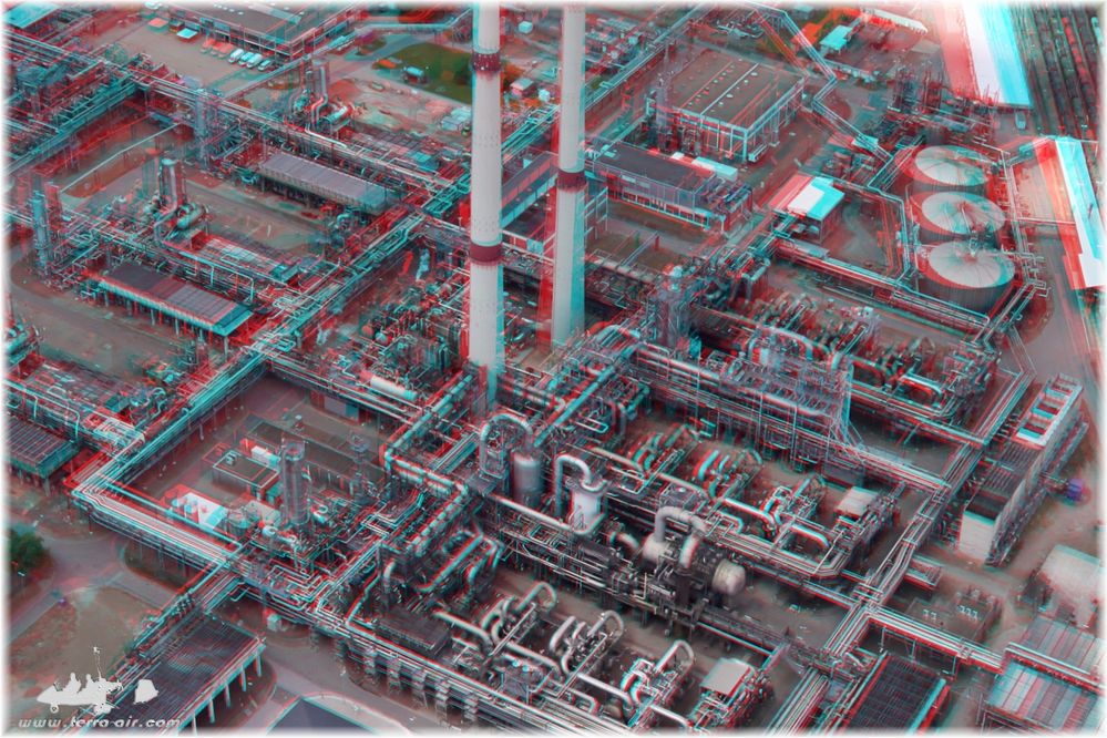 Anlagenstruktur in 3D (Luftbild)