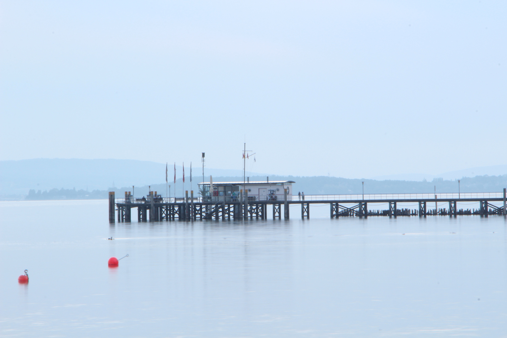 Anlege Steg in Hagnau, Bodensee