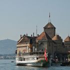 Anlegen an Schloss Chillon