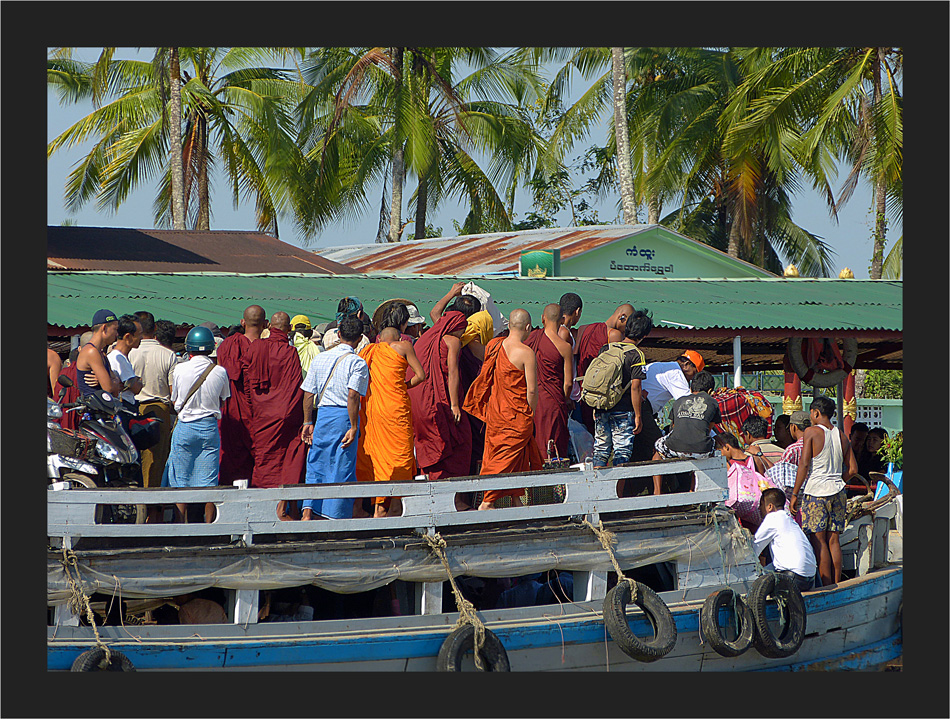 Anlegen bei der Bilu Kyun Island