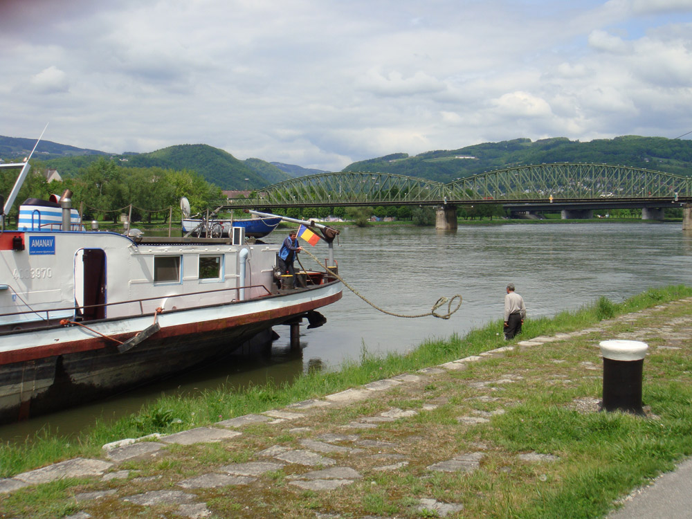 Anlegen eines Schiffes