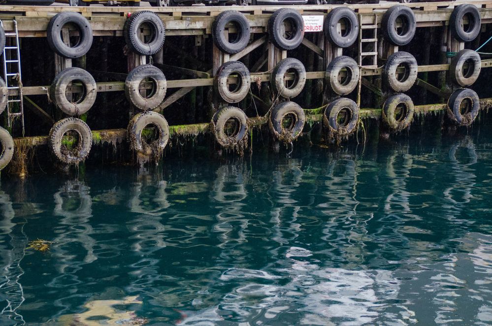 Anleger im Hafen von Tromsö