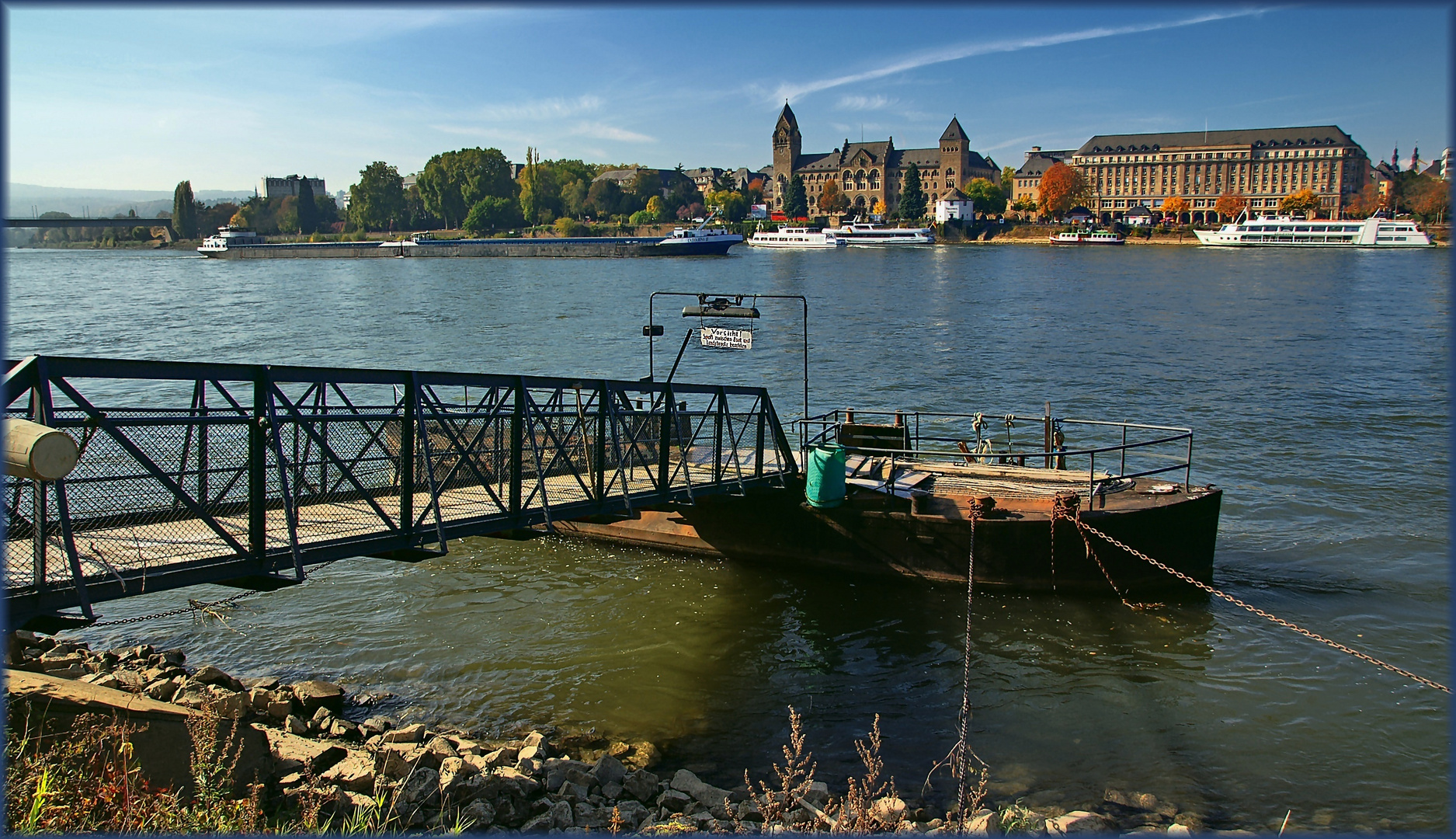 Anleger Rheinfähre Ehrenbreitstein ...