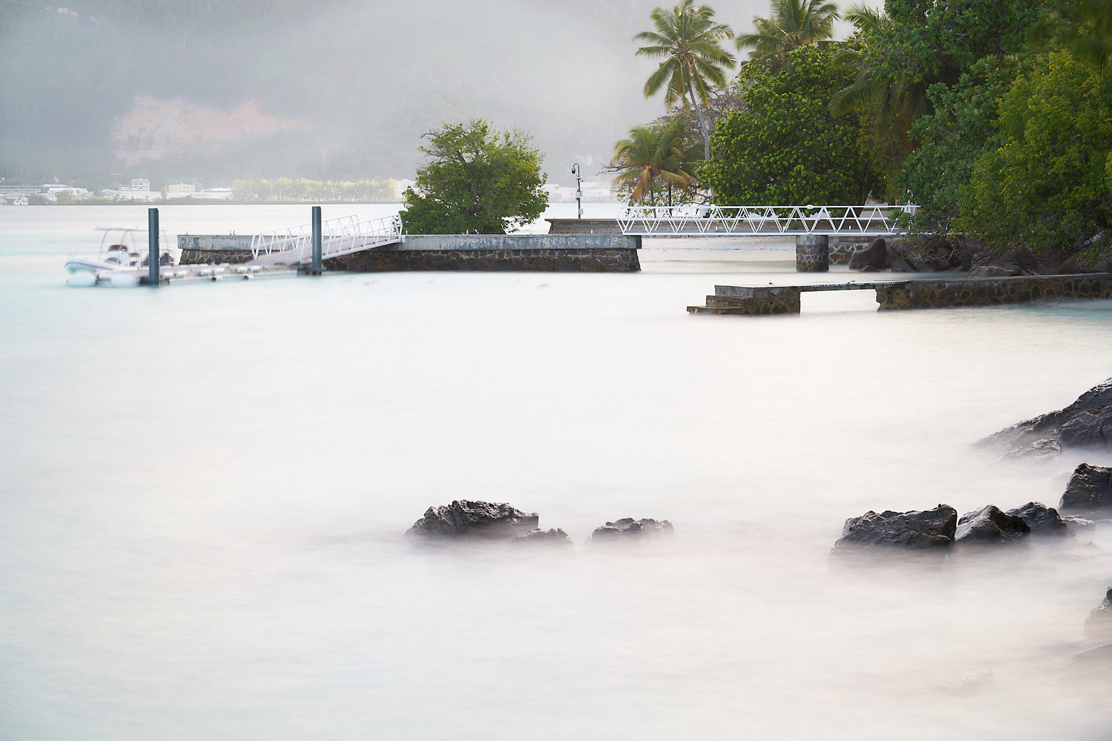 Anlegesteg Seychellen