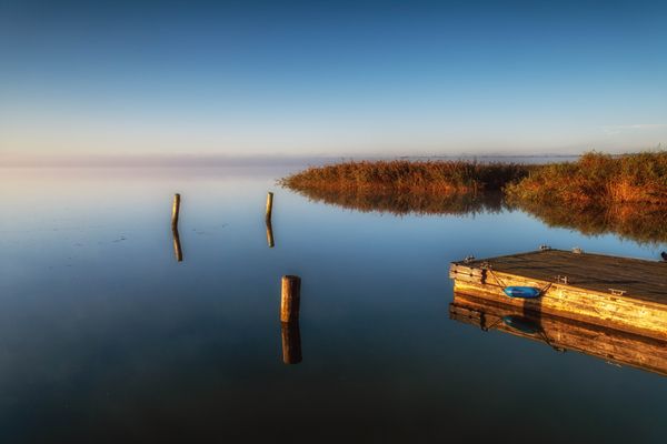 Anlegestelle in Wieck am Darß