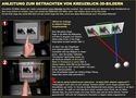 Anleitung zum Betrachten von Kreuzblick-3D-Bildern von Ro Land