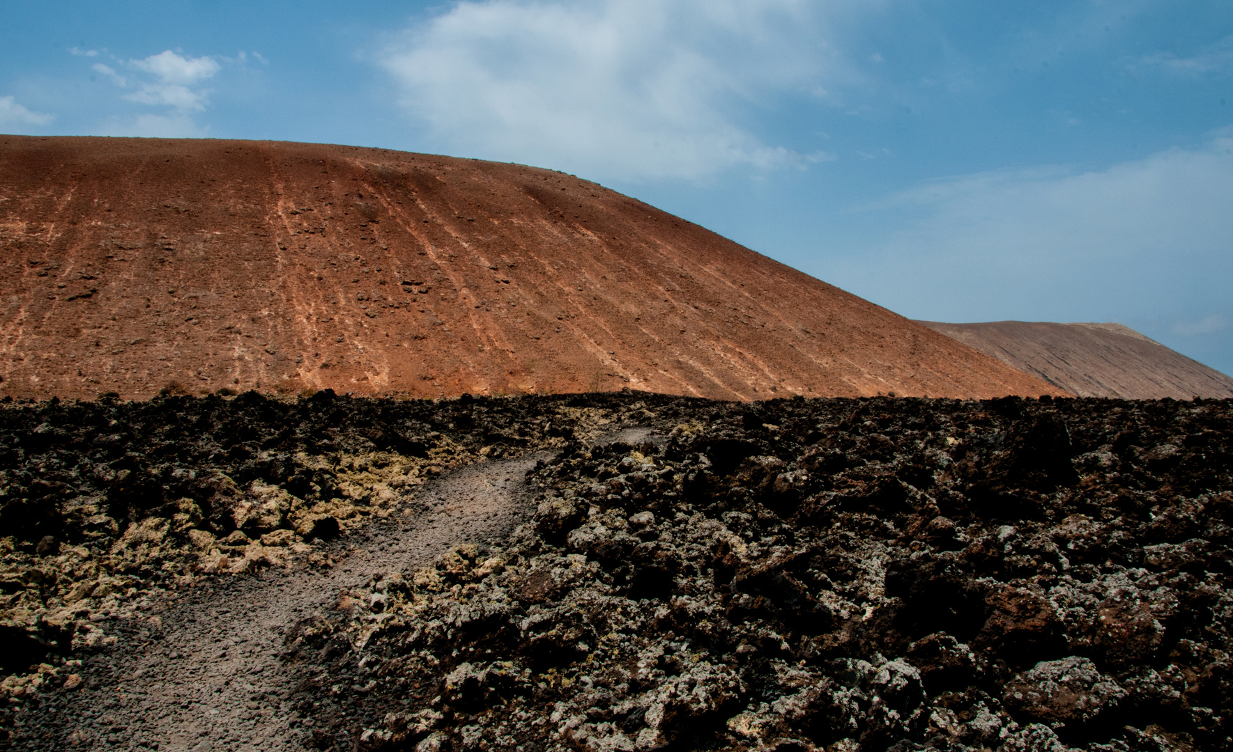 Anmarsch zur Caldera Blanca