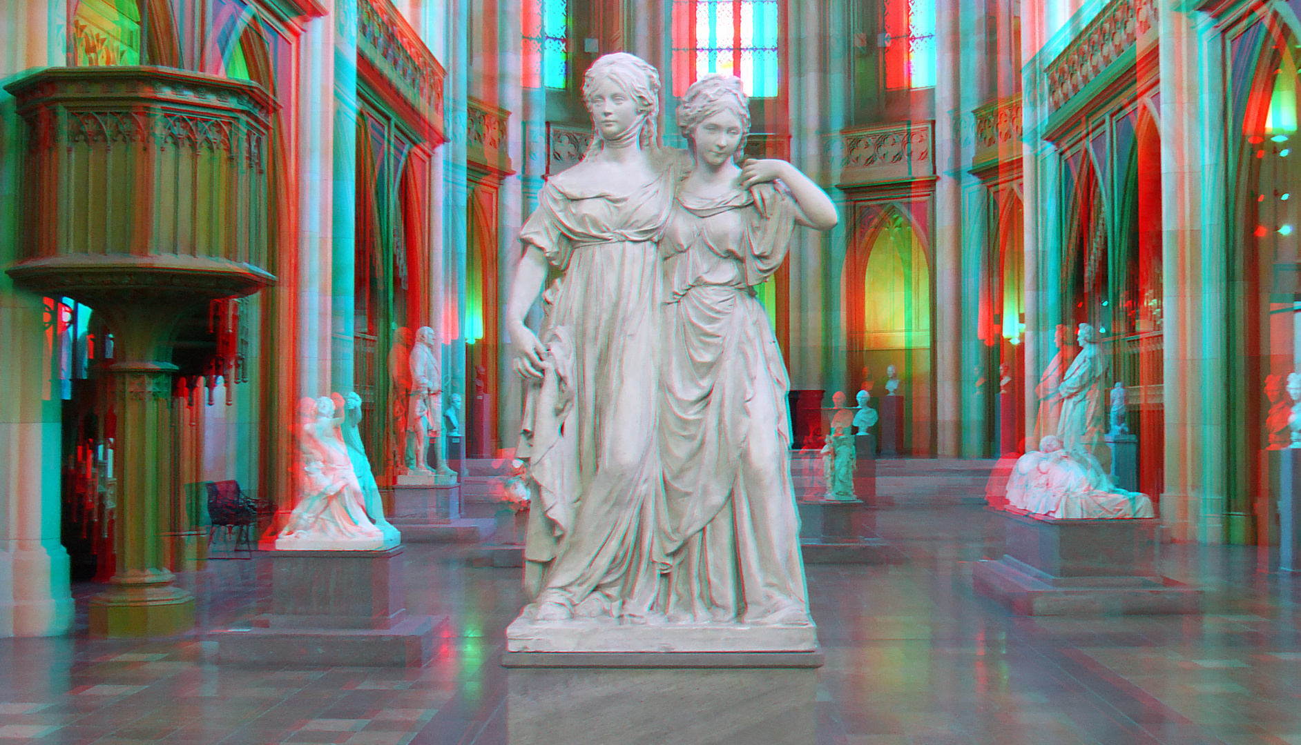 Anmut und Schönheit - 3D Anaglyphe