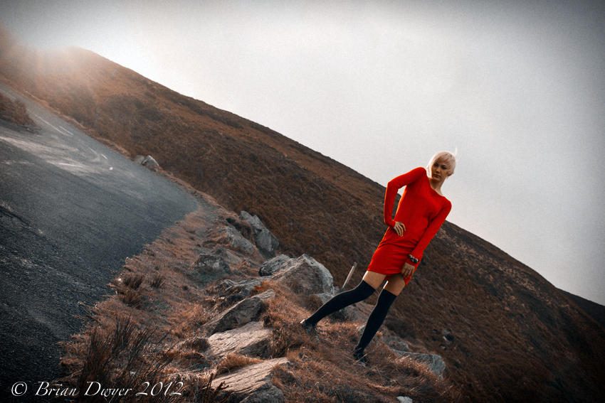 Anna in the wicklow mountians