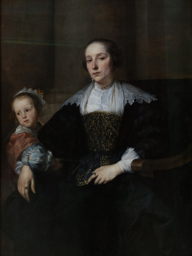 Anna van Thielen mit ihrer Tochter Anna Maria Rombouts um 1631/32