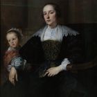 Anna van Thielen mit ihrer Tochter Anna Maria Rombouts um 1631/32