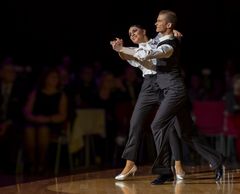 Anna Zudilina&Fedor Isaev beim Standardtanz (Quick Step)