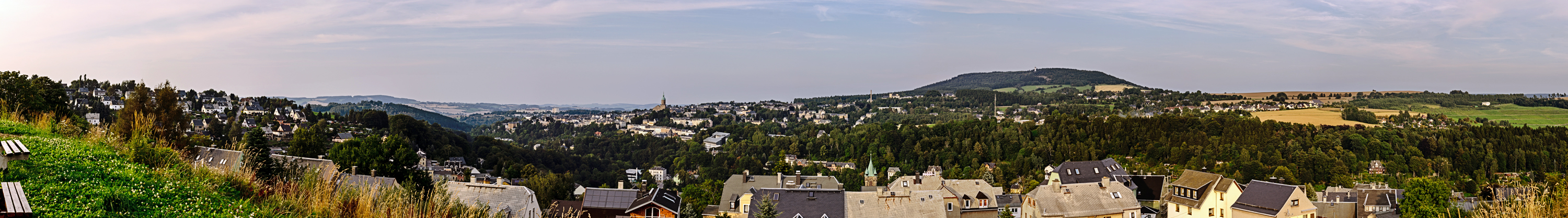 Annaberg mit Pöhlberg von Halde 116 aus