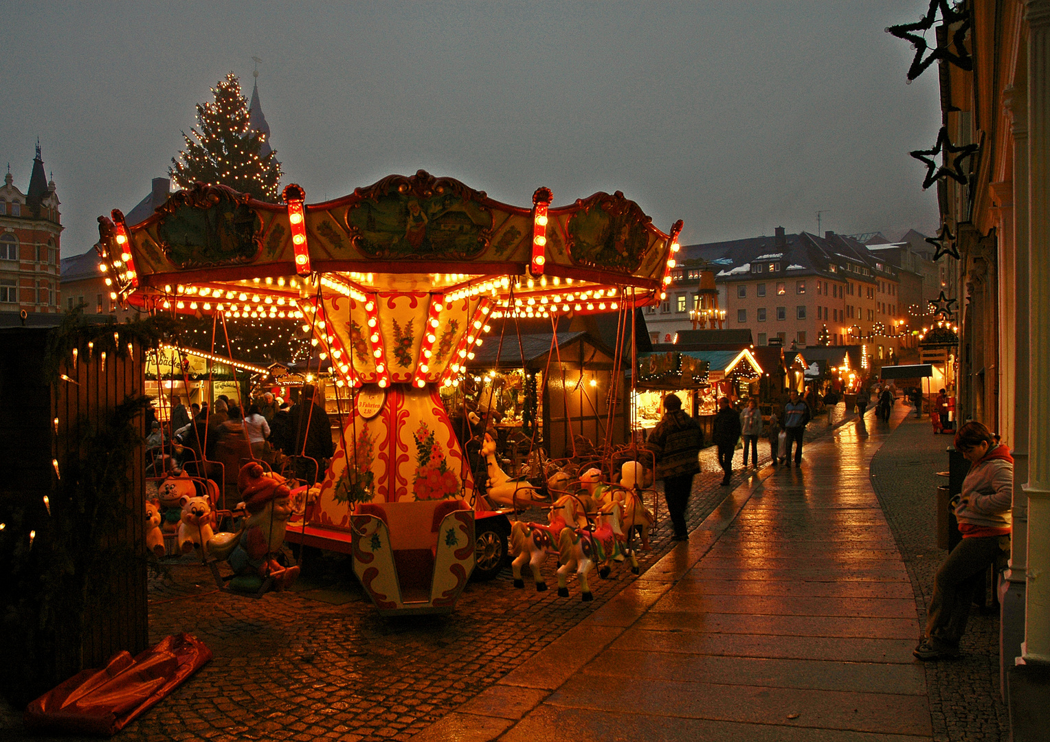 Annaberg Weihnachtsmarkt  Dez. 2005