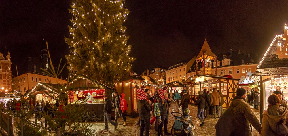 Annaberger Weihnachtsmarkt am 2. Advent 2013, das vorletzte