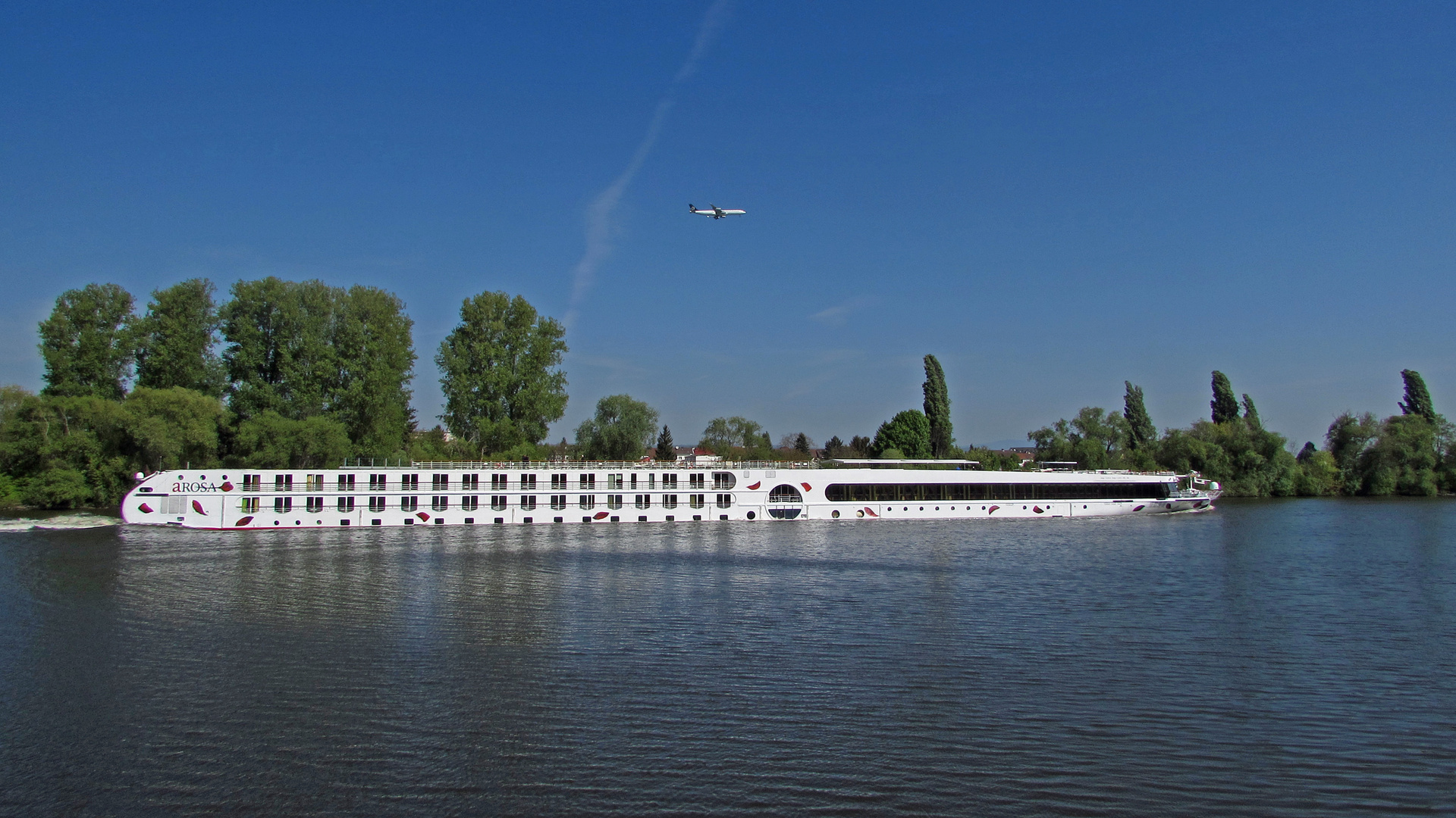 Annäherung an Frankfurt ...